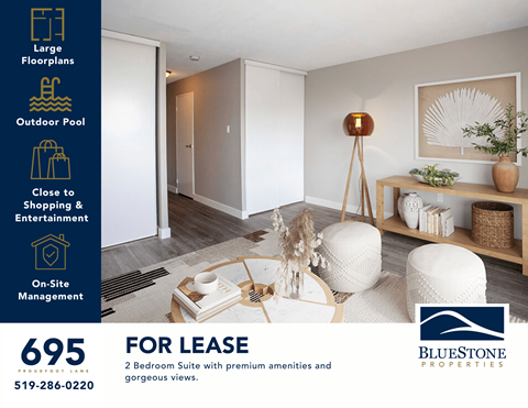 Floor plan for 2 beds, 2 baths, 1090 sqft